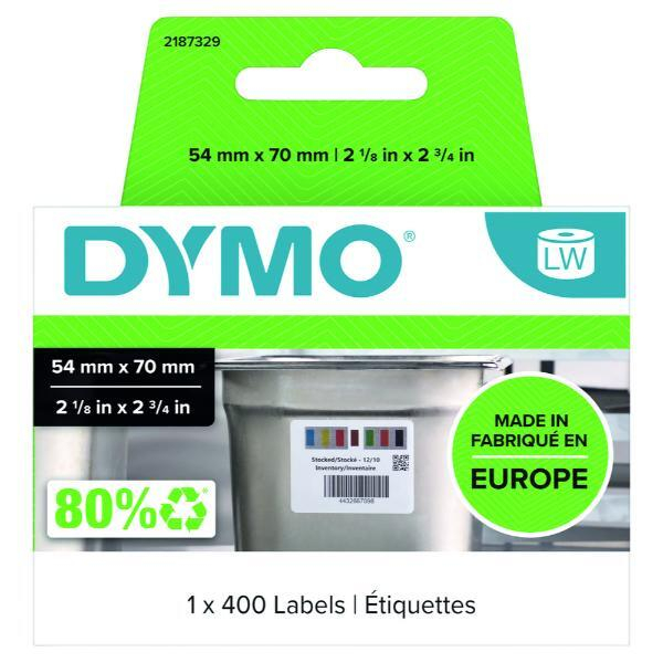 0071701063656 - DYMO® Original Etikett für LabelWriter™ Warenrotations-Etiketten - weiß mit farbigen Streifen - Ablösbar 1 x 400 Etike
