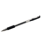 Gelschreiber Neutral, Strichstärke: 0,7mm, mit Kappe, schwarz