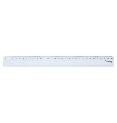 Lineal Neutral, Plastik, Länge: 30cm Lineal Neutral, Plastik, Länge: 30cm