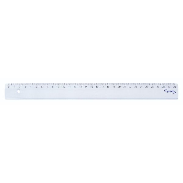 4255704331110 - Lineal Neutral Plastik Länge 30cm 4255704331110 Alpedia