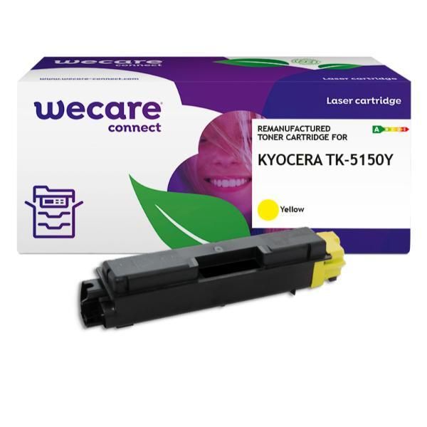 wecare Toner K16096W4 (kompatibel zu Kyocera TK-5150Y), gelb, ca. 10000 Seiten 7612735141229 wecare