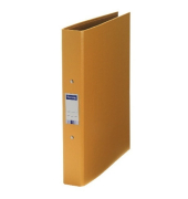 Ringbuch 54386LYSE, A4 2 Ringe 25mm Ring-&Oslash; Karton, PP-kaschiert gelb