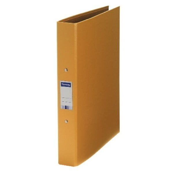 Alpedia Ringbuch 54386LYSE, A4 2 Ringe 25mm Ring-Ø Karton, PP-kaschiert gelb 3662168019309 Alpedia