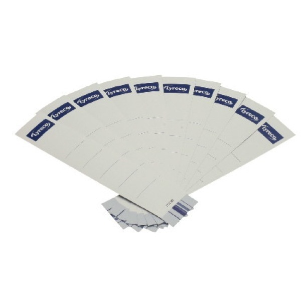 Alpedia Rückenschilder Neutral 10398097, weiß, schmal/kurz, 36x190mm, selbstklebend  Alpedia 10 Stück