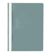 Schnellhefter Neutral Budget 400128296, A4, grau, Polypropylen (PP), 80g, Vorderdeckel transparent