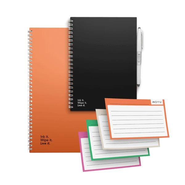 Moyu Notizbuch 2039000006468, Erasable Stone Paper, orange, A5, liniert, 50 Blatt / 100 Seiten  Moyu