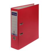 Ordner 10435477, A4 80mm breit Karton vollfarbig rot