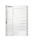 Kartonregister 29229, 1 bis 10, A4, graue Taben, 10-teilig