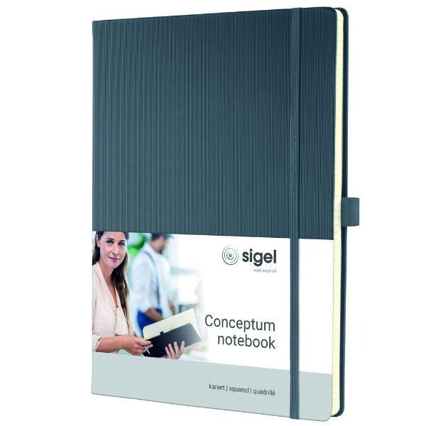 4004360831881 - Notizbuch CO648 grau A4 kariert 80g 97 Blatt 194 Seiten 4004360831881 Sigel 4004360831881 - Notizbuch CO648 grau A4 kariert 80g 97 Blatt 194 Seiten 4004360831881 Sigel