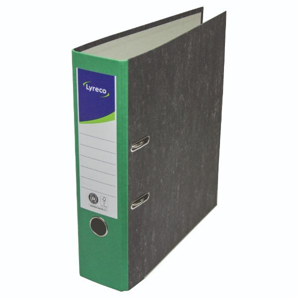 Alpedia Ordner 10323749, A4 80mm breit Karton schwarz/grün 4014481207069 Alpedia