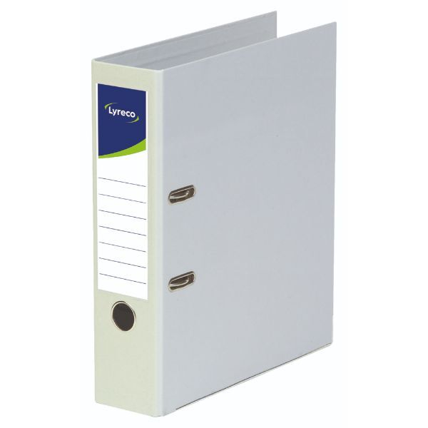 Alpedia Ordner 9960360, A4 80mm breit PP vollfarbig grau 3662168000918 Alpedia