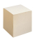 Zettelklotz 11070950, ecru, 90x90mm, geleimt, beige, Recyclingpapier, 1000 Blatt