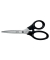 Schere 5424-00-95, Edelstahl, ergonomischer Griff, schwarz, L: 18,5 cm