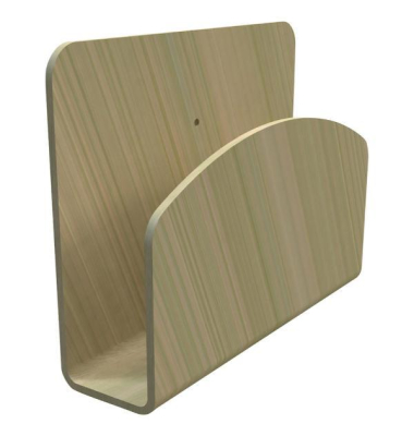 Katalogsammler Modul Sofa HIZIA POD, A5/A4/A3, braun, Holz, 110mm