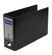 Ordner 10338523, A5 80mm Karton, Endlos schwarz