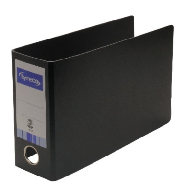 Ordner 10338523, A5 80mm Karton, Endlos schwarz