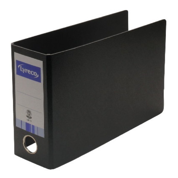 Alpedia Ordner 10338523, A5 80mm Karton, Endlos schwarz 4014481207144 Alpedia