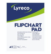 Flipchartblock 890180, 59,4x84,1cm, blanko, 70g