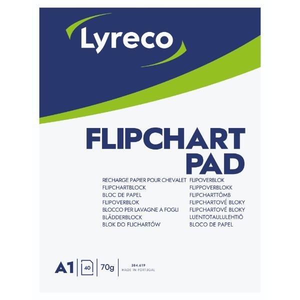 Alpedia Flipchartblock 890180, 59,4x84,1cm, blanko, 70g 3662168009300 Alpedia 5 Stück