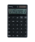 Tischrechner Neutral 12-stellig, Solar-Batteriebetrieb, schwarz