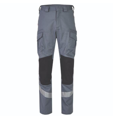 Schutzhose Arcfit, flammhemmend, grau/schwarz, Größe 60