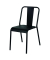Meet Outdoor-Stuhl Arty, Schwarz