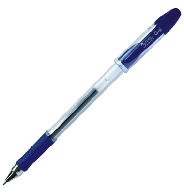 Gelschreiber Neutral Premium Grip, Strichst&auml;rke: 0,4mm, mit Kappe, blau