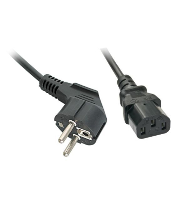 30336 Schuko Netzkabel C13, 3m, schwarz
