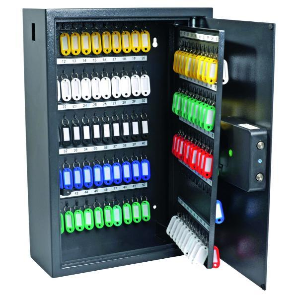 8717448025169 - pavo Advanced Schlüsseltresor grau mit 150 Haken Elektronikschloss 455 x 160 x 560 cm 1 St