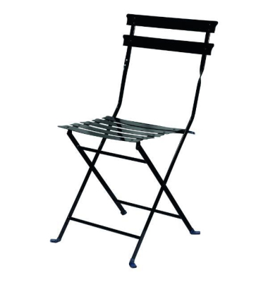 Meet Outdoor-Stuhl Eden, Schwarz