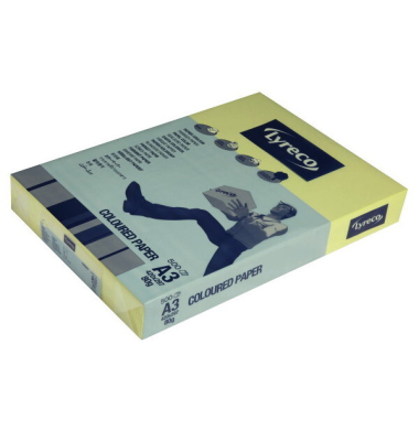 Kopierpapier Coloured Paper 468984 kanariengelb A3 80g
