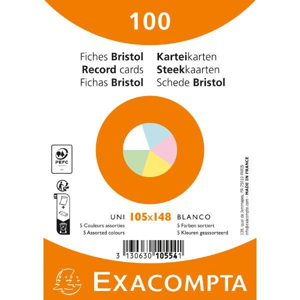 3130630105541 - Karteikarte 10554E blanko A6 Karton 205 gqm sortiert 3130630105541 100 Stück 3130630105541 - Karteikarte 10554E blanko A6 Karton 205 gqm sortiert 3130630105541 100 Stück