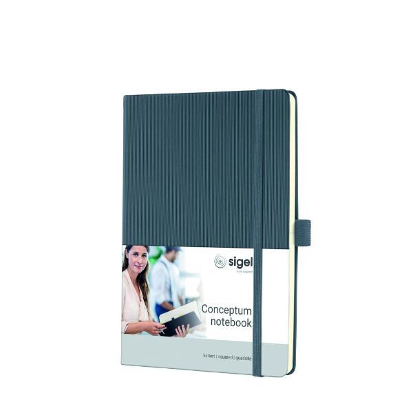 4004360831645 - Notizbuch CO658 grau A5 kariert 80g 97 Blatt 194 Seiten 4004360831645 Sigel 4004360831645 - Notizbuch CO658 grau A5 kariert 80g 97 Blatt 194 Seiten 4004360831645 Sigel