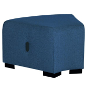 Hizia Ecksofa 1-Sitzer Jeansblau
