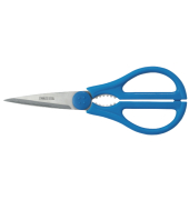 B&uuml;roschere Allround, Stahl rostfrei, rostfrei, 21cm, blau