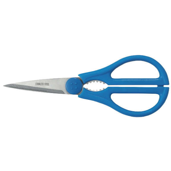 Alpedia Büroschere Allround, Stahl rostfrei, rostfrei, 21cm, blau 3662168010825 Alpedia