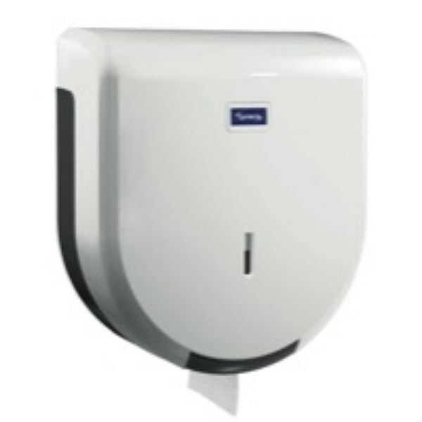 Alpedia Toilettenpapierspender Neutral 899603L07, Maxi Jumbo, weiß 3324120006030 Alpedia