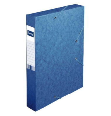 Heftbox 16005SH, A4 blau, 6cm F&uuml;llh&ouml;he, Karton