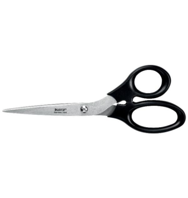 Schere 5425-00-95, Edelstahl, ergonomischer Griff, schwarz, L: 20 cm
