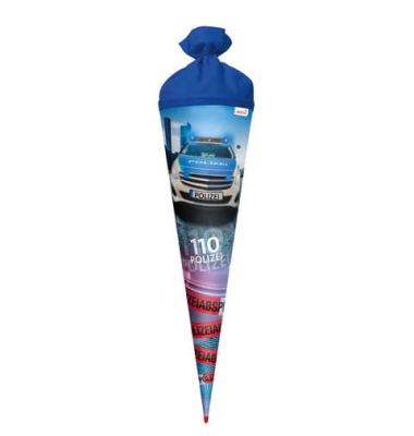 Schultüte 70cm Effekt Polizei 110