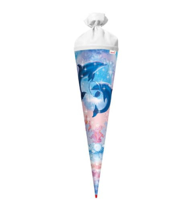 Schultüte 70cm Delfine
