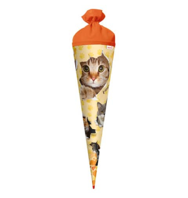 Schultüte 70cm Katzenparty