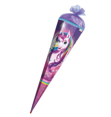 Schultüte 85cm Einhornportrait