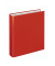 Ringbuch Basic 1151020, A5 2 Ringe 25mm Ring-Ø PP rot