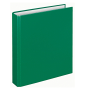 Ringbuch Basic 1151040, A5 25mm Ring-Ø Karton/Polypropylen grün