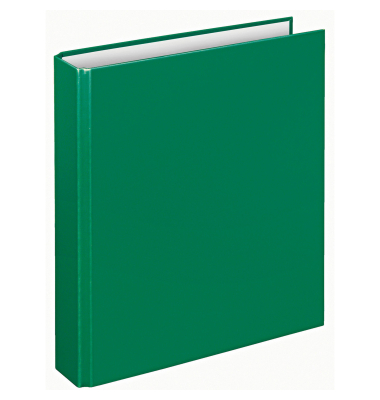 Ringbuch Basic ohne 1151040, A5 2 Ringe 25mm Ring-Ø Karton/Polypropylen grün