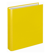 Ringbuch Basic ohne 1151010, A5 2 Ringe 25mm Ring-Ø Karton/Polypropylen gelb