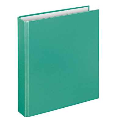 Ringbuch Basic ohne 1151042, A5 2 Ringe 25mm Ring-Ø Karton/Polypropylen türkis