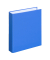 Ringbuch Basic 1151052 25mm Ring-Ø Karton mittelblau