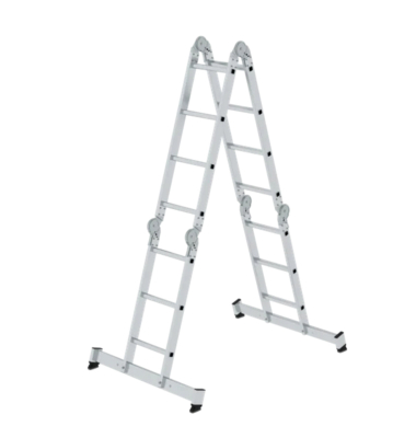 Vielzweckleiter 31324 4tlg nivello-Traverse 2x3/2x4Sprossen